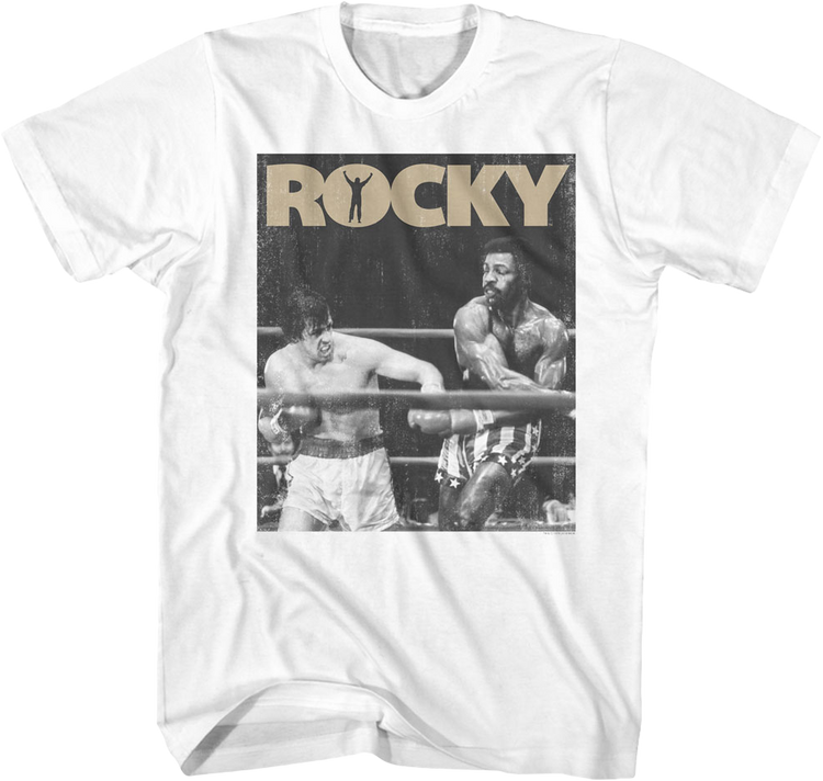 Distressed Apollo vs Rocky T-Shirt