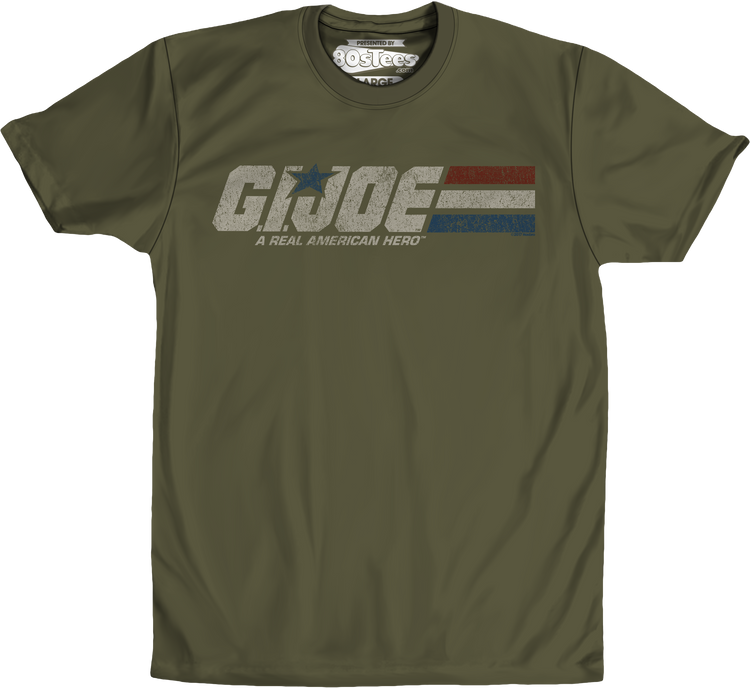 Distressed Army Green GI Joe T-Shirt