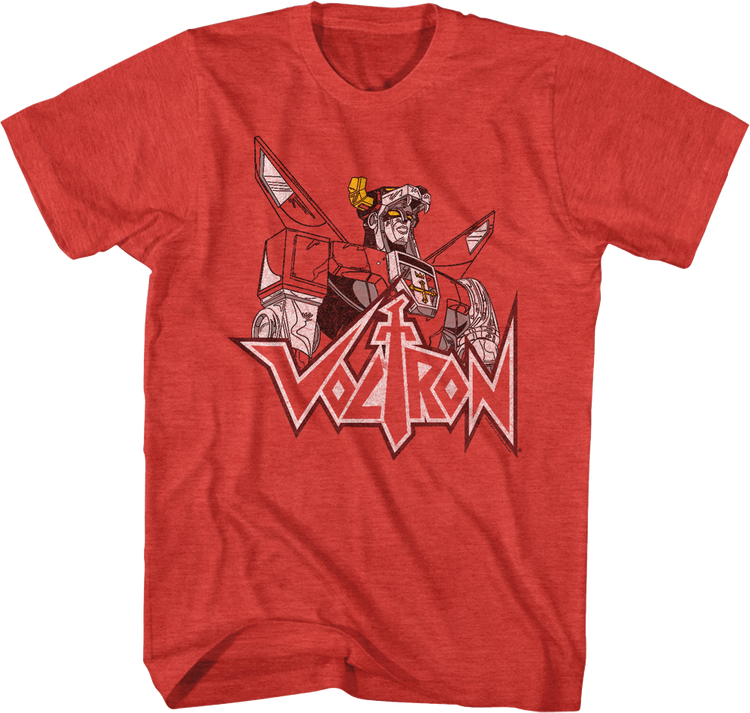 Distressed Defender of the Universe Voltron T-Shirt