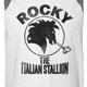 Distressed Italian Stallion Logo Rocky Raglan Baseball Shirt thumbnail