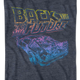 Distressed Neon Logo And DeLorean Back To The Future T-Shirt thumbnail