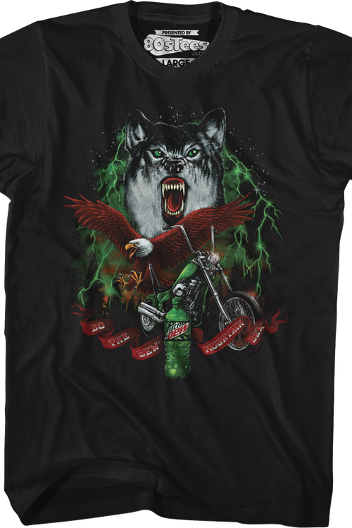 Do The Dew Wolf Eagle Mountain Dew T-Shirt