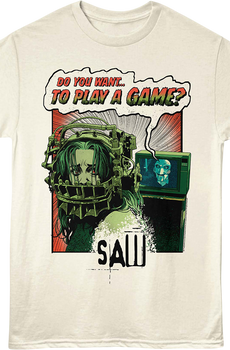 Do You Want To Play A Game Illustration Saw T-Shirt