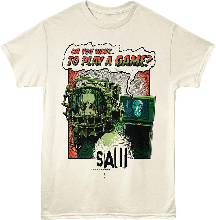 Do You Want To Play A Game Illustration Saw T-Shirt