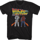 Doc & Marty Fire Tracks Back To The Future T-Shirt thumbnail