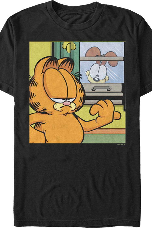 Doggie In The Window Garfield T-Shirt