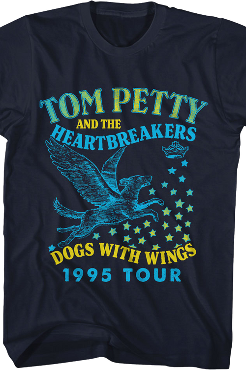Dogs With Wings 1995 Tour Tom Petty And The Heartbreakers T-Shirt