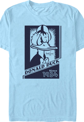Donald Duck Since 1934 Photo Disney T-Shirt