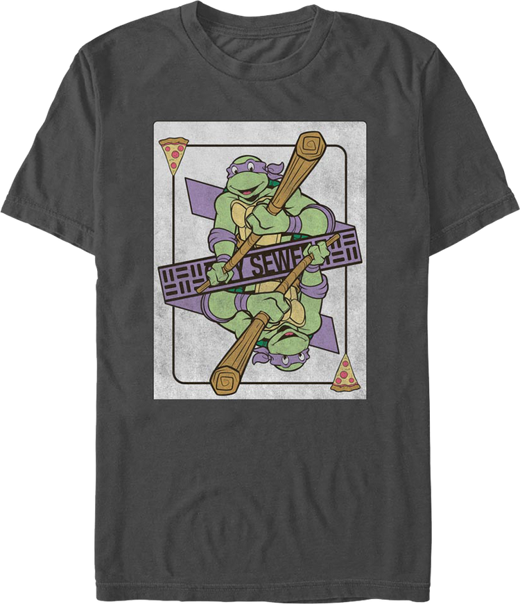 Donatello Playing Card Teenage Mutant Ninja Turtles T-Shirt
