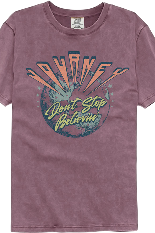 Don't Stop Believin' Journey Comfort Colors Brand T-Shirt