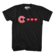 Donut Pac-Man Valentine T-Shirt thumbnail