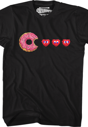 Donut Pac-Man Valentine T-Shirt