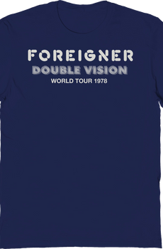 Double Vision World Tour 1978 Foreigner T-Shirt