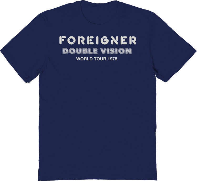 Double Vision World Tour 1978 Foreigner T-Shirt
