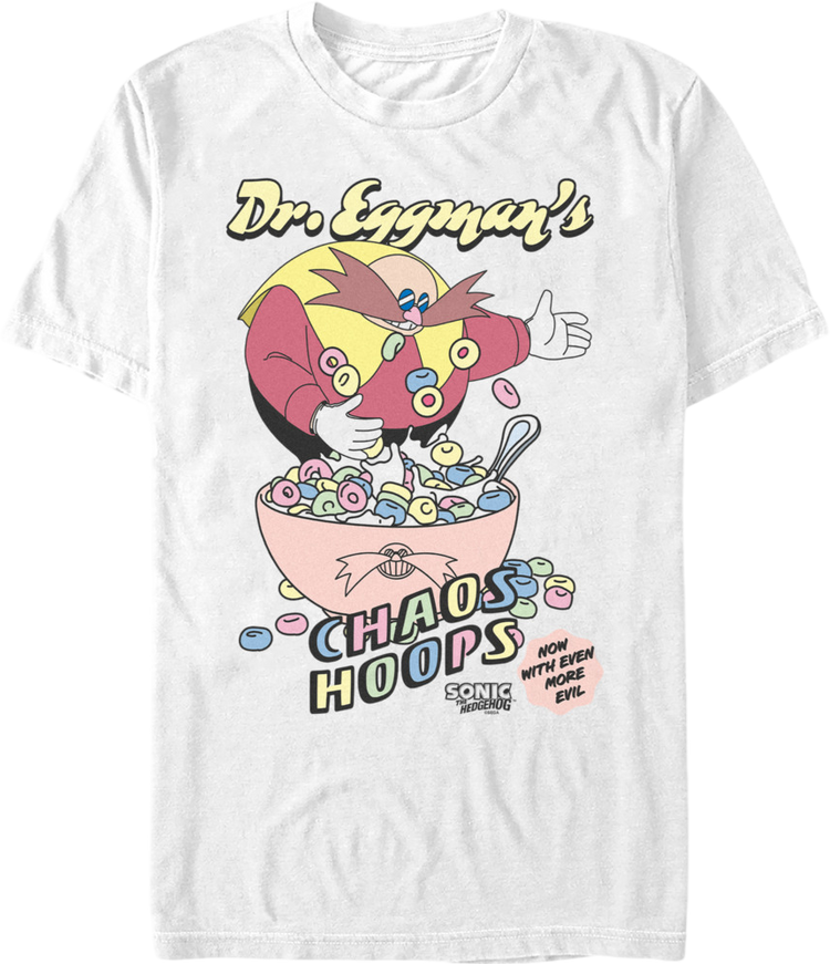 Dr. Eggman's Chaos Hoops Sonic The Hedgehog T-Shirt