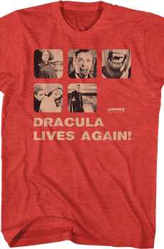 Dracula Lives Again Hammer Films T-Shirt