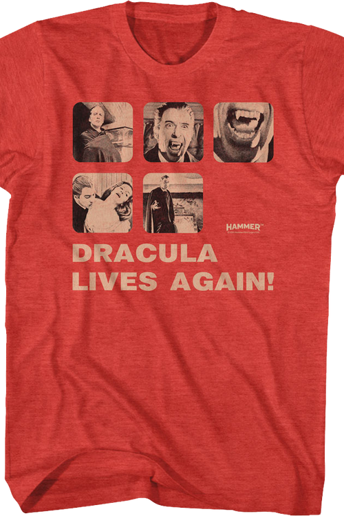 Dracula Lives Again Hammer Films T-Shirt