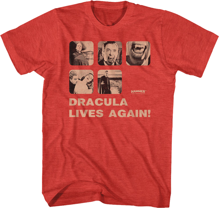 Dracula Lives Again Hammer Films T-Shirt