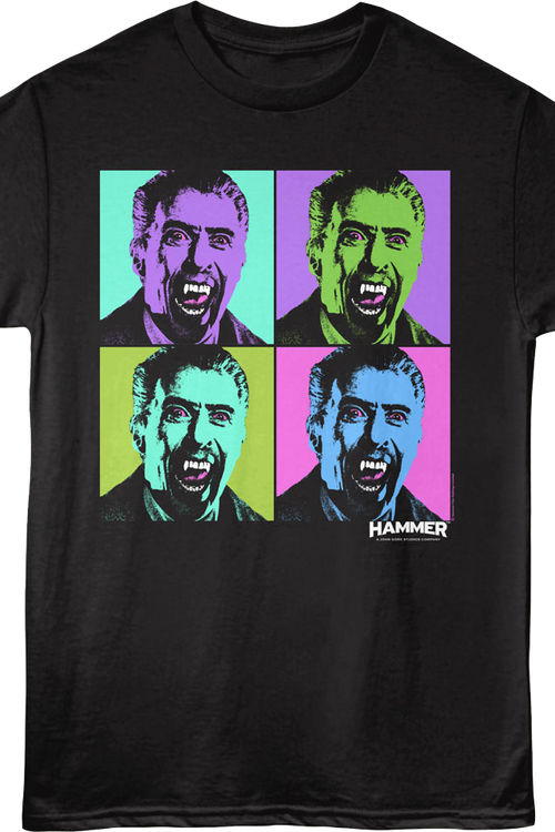 Dracula Pop Art Hammer Films T-Shirt