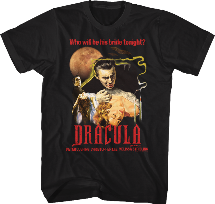 Dracula Poster Hammer Films T-Shirt