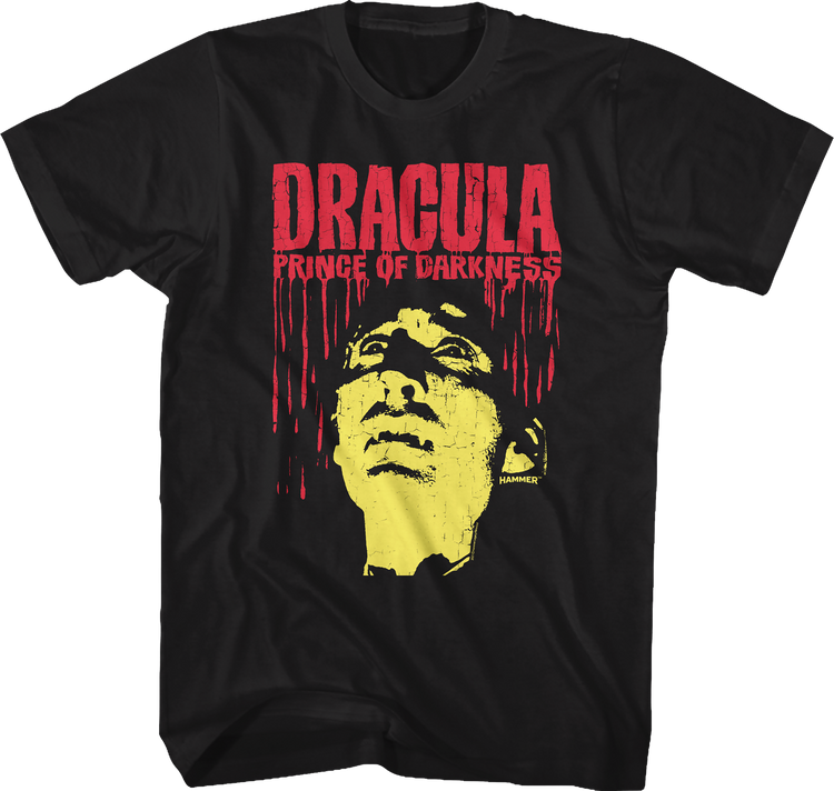 Dracula Prince Of Darkness Bloody Logo Hammer Films T-Shirt