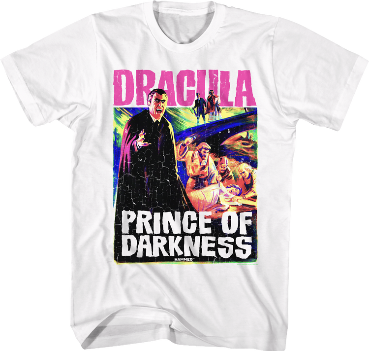 Dracula Prince Of Darkness Hammer Films T-Shirt