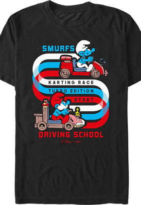 Driving School Smurfs T-Shirt