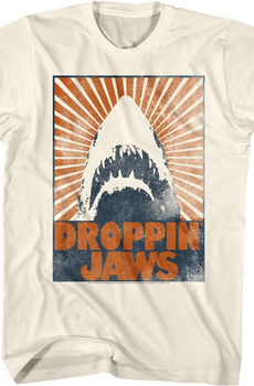 Droppin' Jaws Retro Poster Jaws T-Shirt