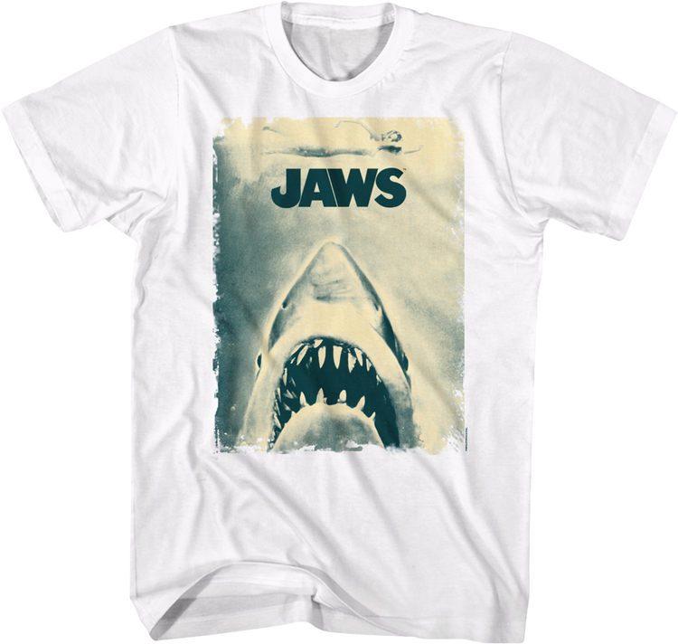 Dual Tone Poster Jaws T-Shirt