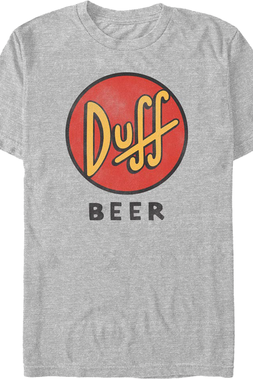 Duff Beer Circle Logo The Simpsons T-Shirt