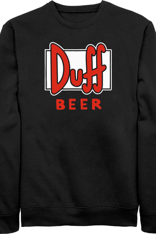 Duff Beer Logo Simpsons Sweatshirt