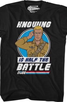Duke Knowing Is Half The Battle GI Joe T-Shirt