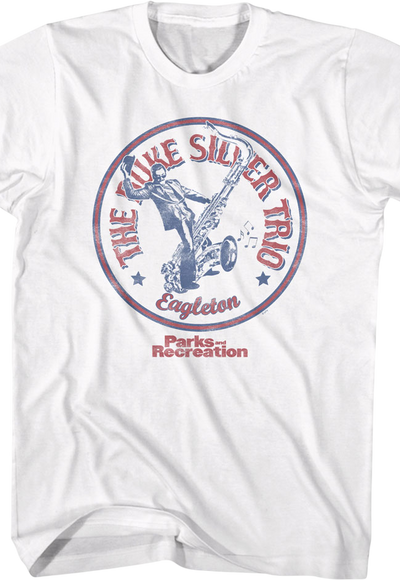 The Duke Silver Trio Logo Parks and Recreation T-Shirt