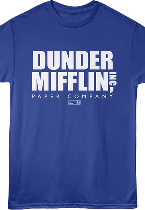 Dunder Mifflin Logo The Office T-Shirt