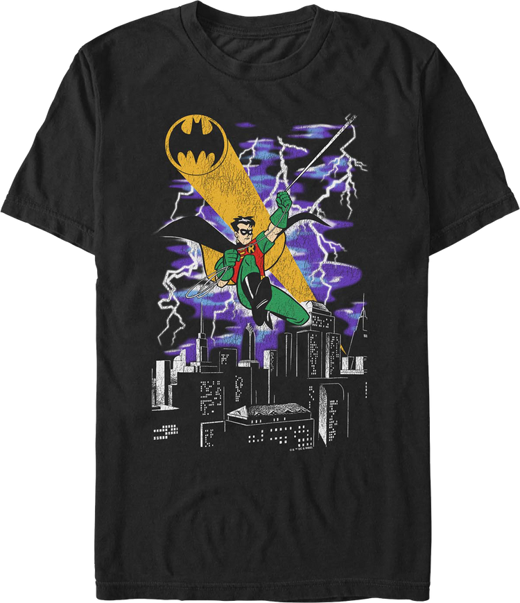 Gotham Lightning Robin DC Comics T-Shirt