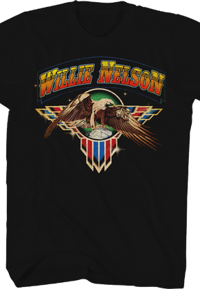 Eagle Emblem Willie Nelson T-Shirt