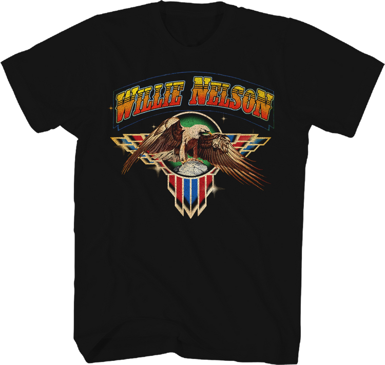 Eagle Emblem Willie Nelson T-Shirt