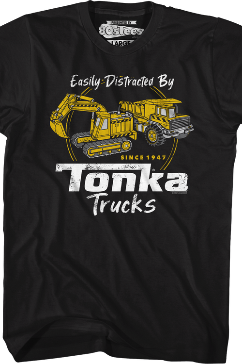 Easily Distracted By Tonka Trucks T-Shirt