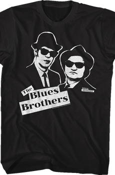 Elwood and Jake Sketch Blues Brothers T-Shirt