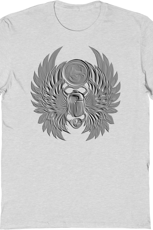Emboss Scarab Beetle Journey T-Shirt