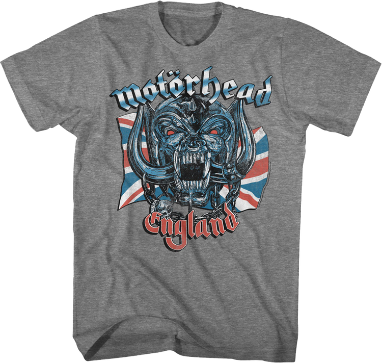 England Union Jack Motorhead T-Shirt