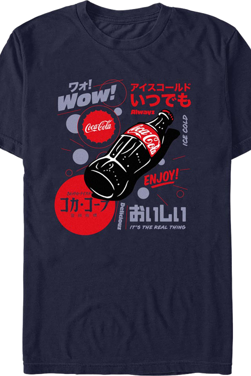 Enjoy Kanji Text Coca-Cola T-Shirt