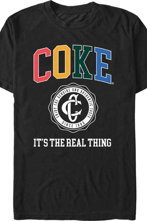 Enjoy The Genuine And Authentic Taste Coca-Cola T-Shirt