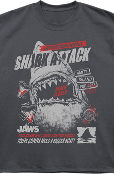 Enter At Your Own Risk Jaws Oversized T-Shirt