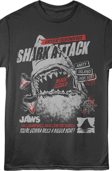 Enter At Your Own Risk Jaws T-Shirt
