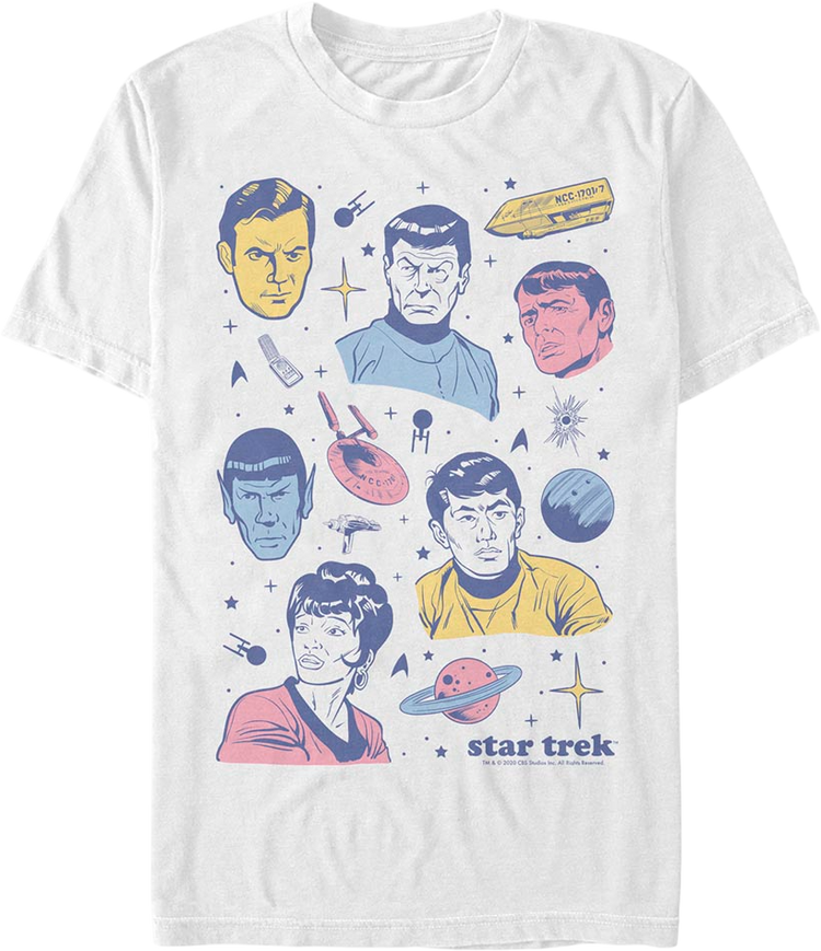 Enterprise Crew Collage Star Trek T-Shirt