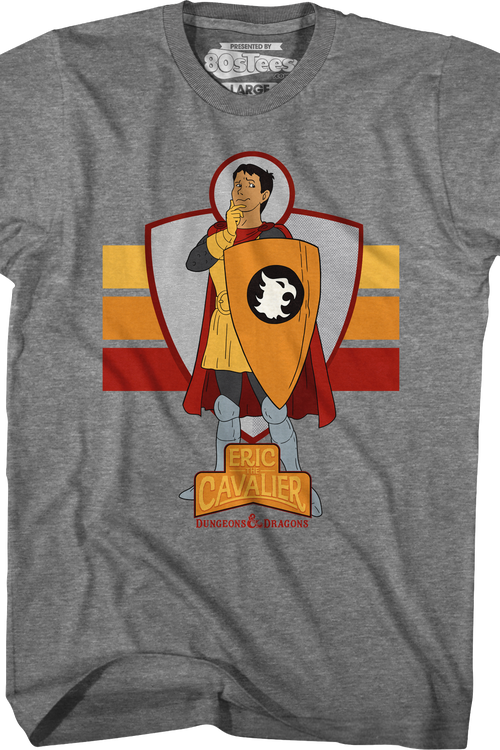 Eric The Cavalier Retro Stripes Dungeons & Dragons T-Shirt