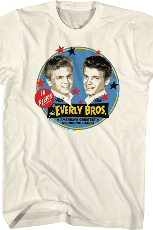 Phil & Don Everly Brothers T-Shirt
