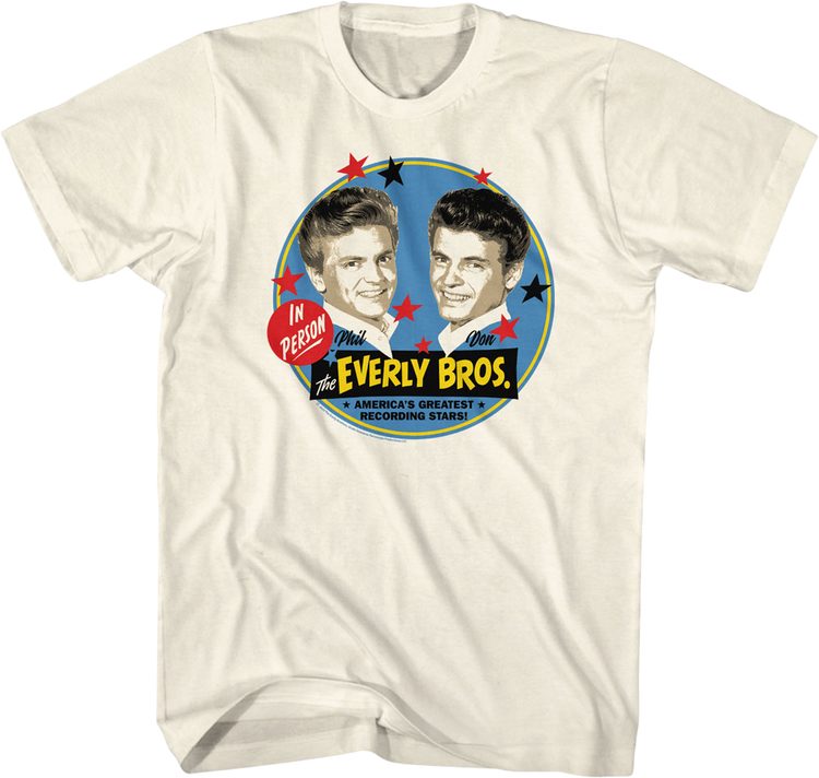 Phil & Don Everly Brothers T-Shirt