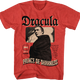 Every Night He Rises Dracula Prince Of Darkness Hammer Films T-Shirt thumbnail